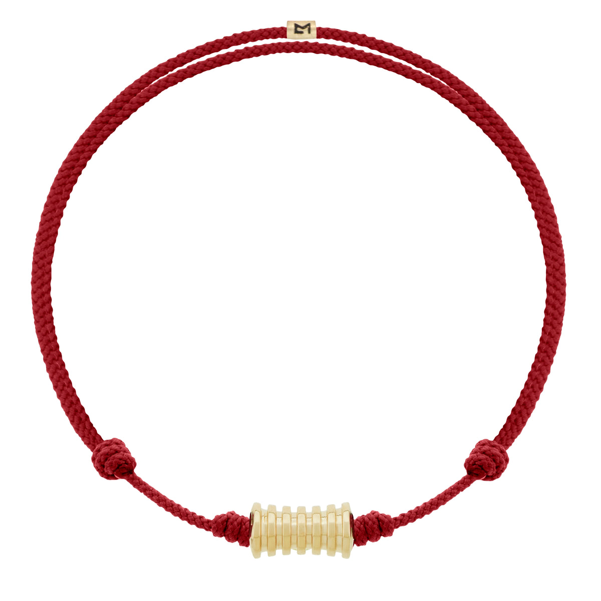 Bolt Screw on Red Cord Bracelet – LUIS MORAIS