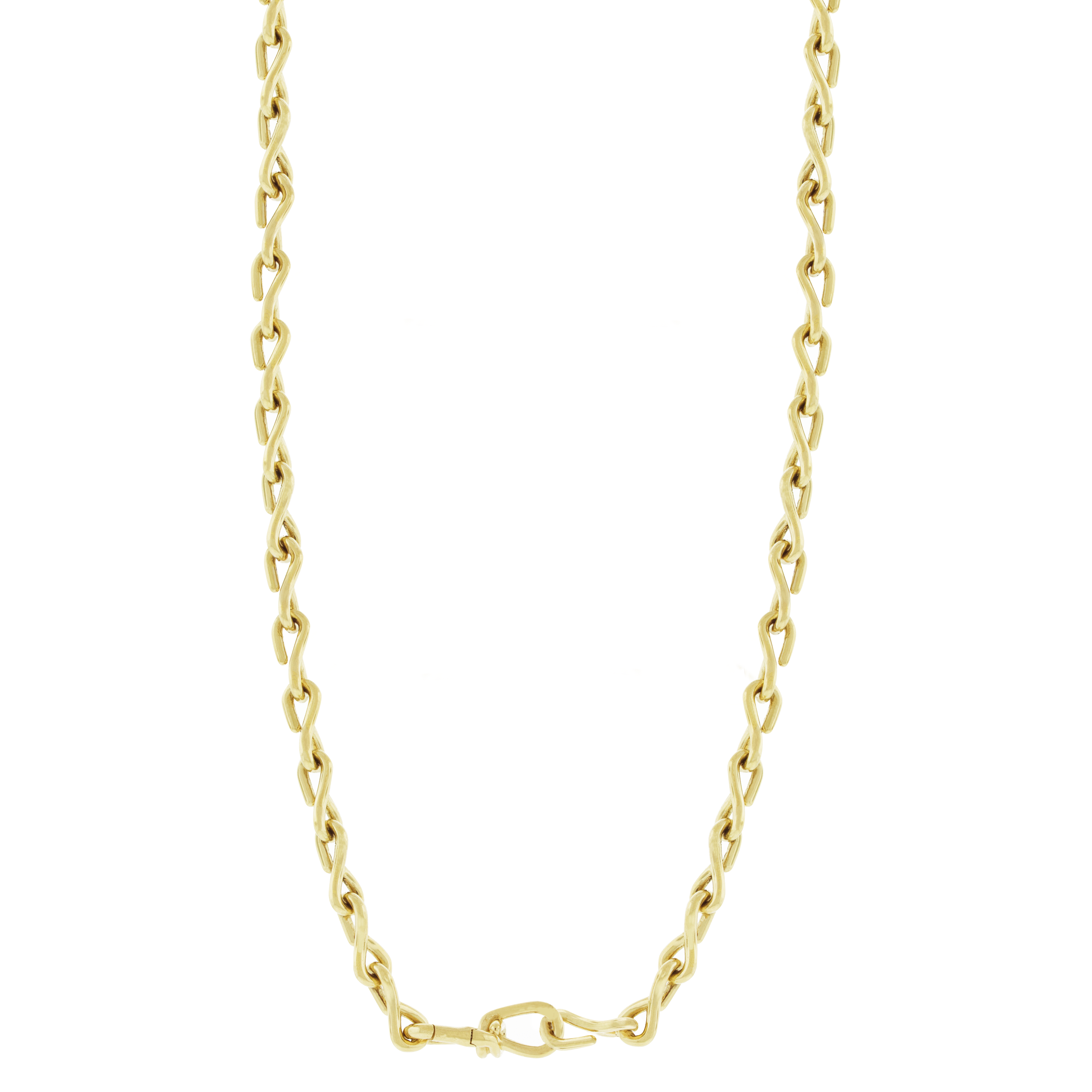 LUIS MORAIS 14k yellow gold Wire Link Chain necklace.