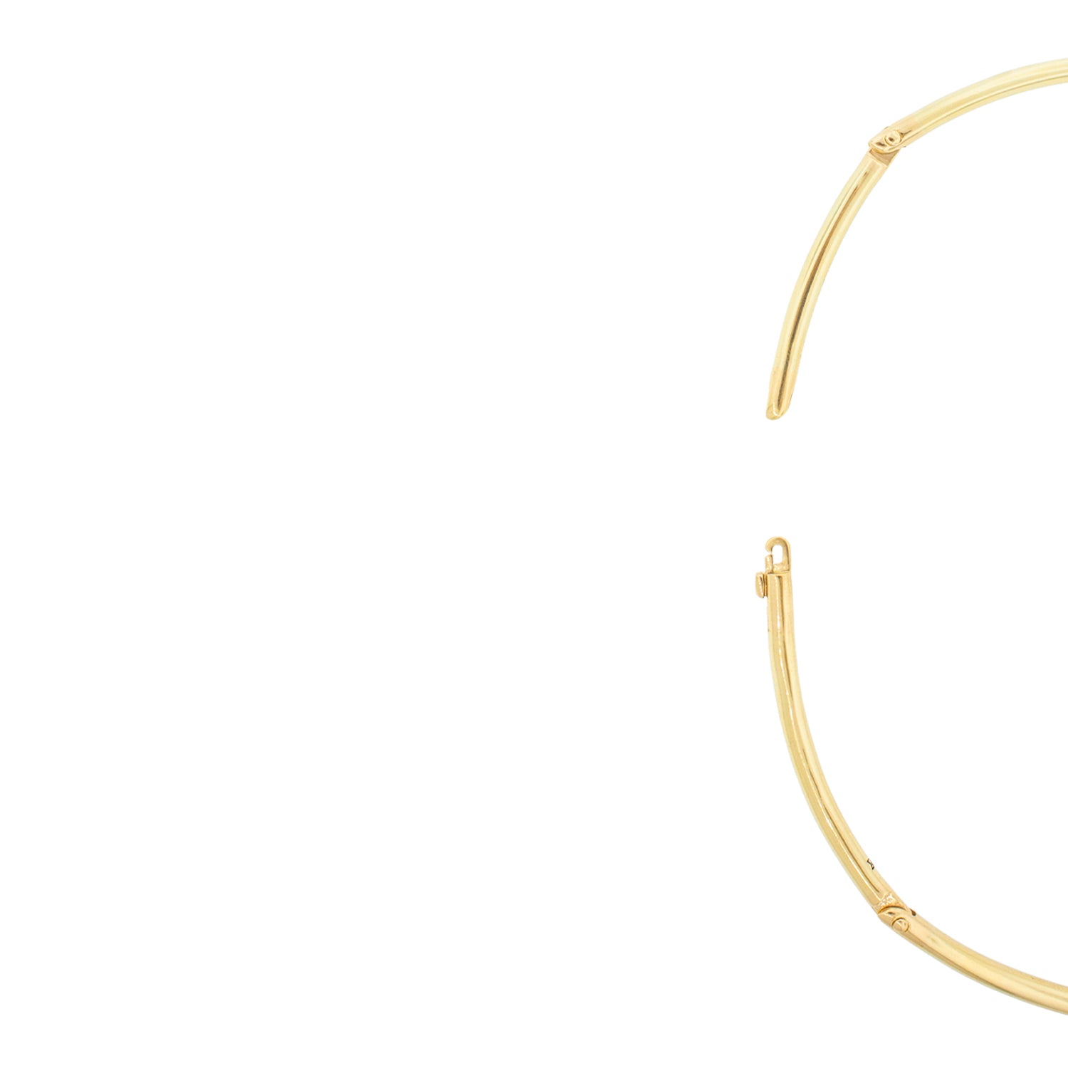 Collier mousqueton en or 18 carats avec diamants