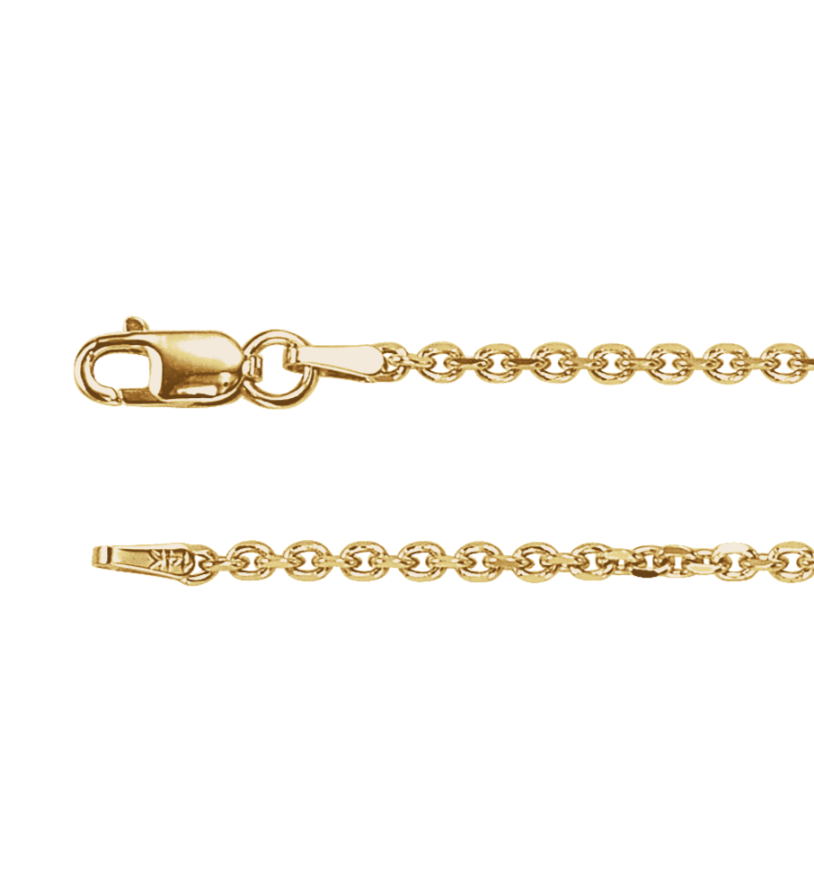 Gold Lock Pendant Necklace