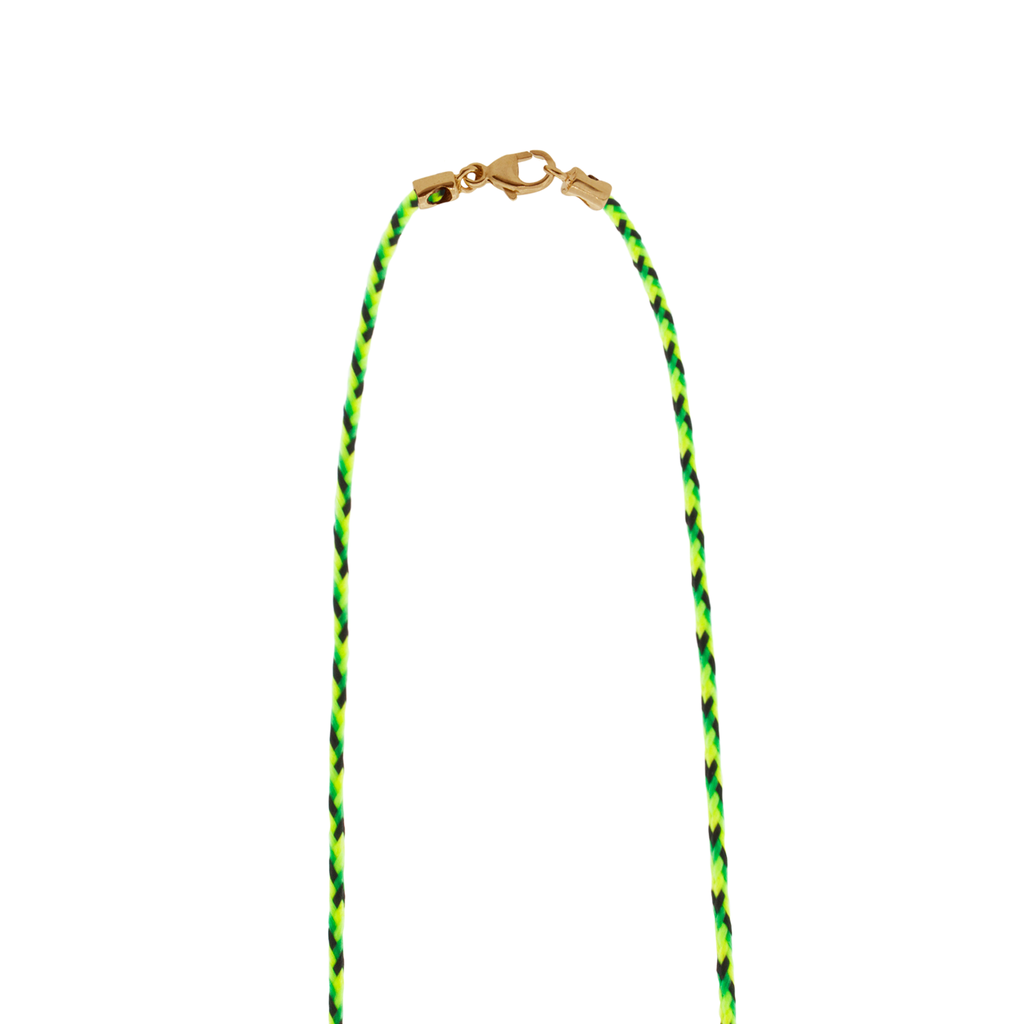 TLC Diamond Baguette ID Bar on Cord Necklace