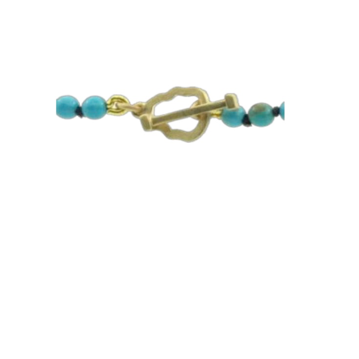 Collier de perles de croix grecque en or