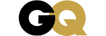 GQ logo with black and gold colors on a white background