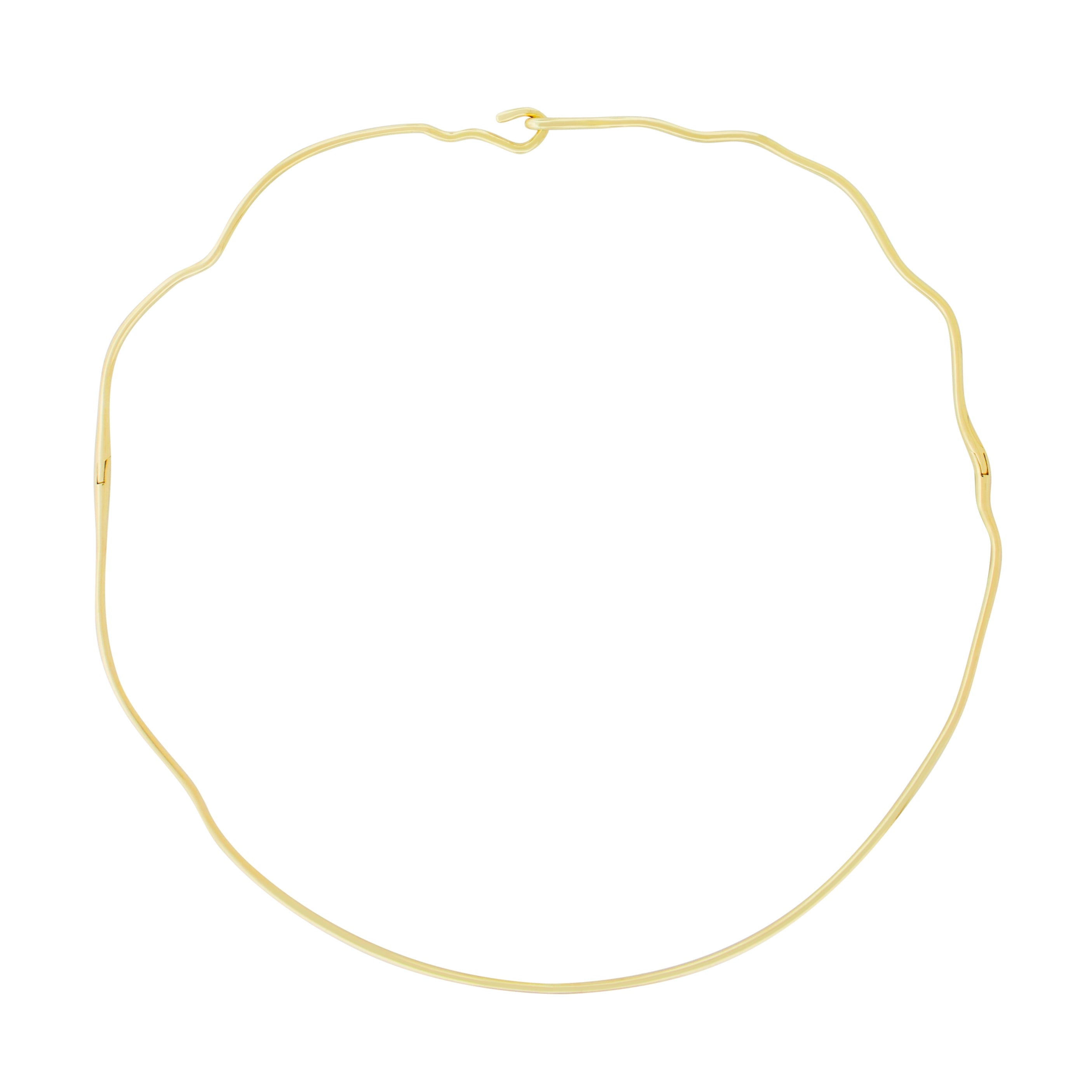gold wire necklace