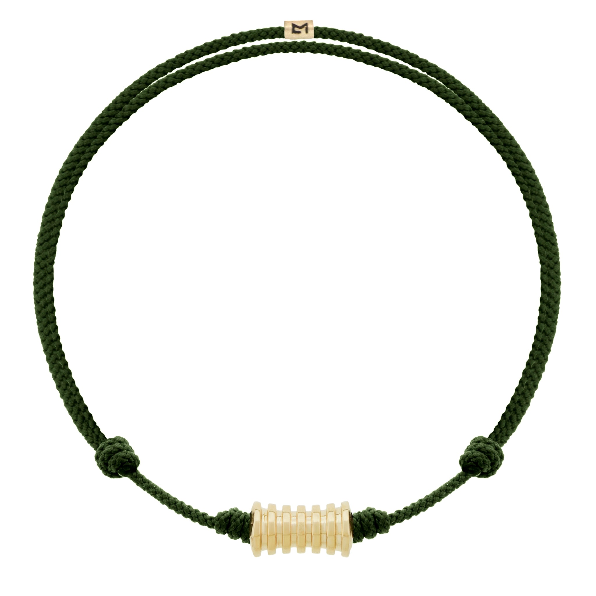 Bolt Screw on Pine Cord Bracelet