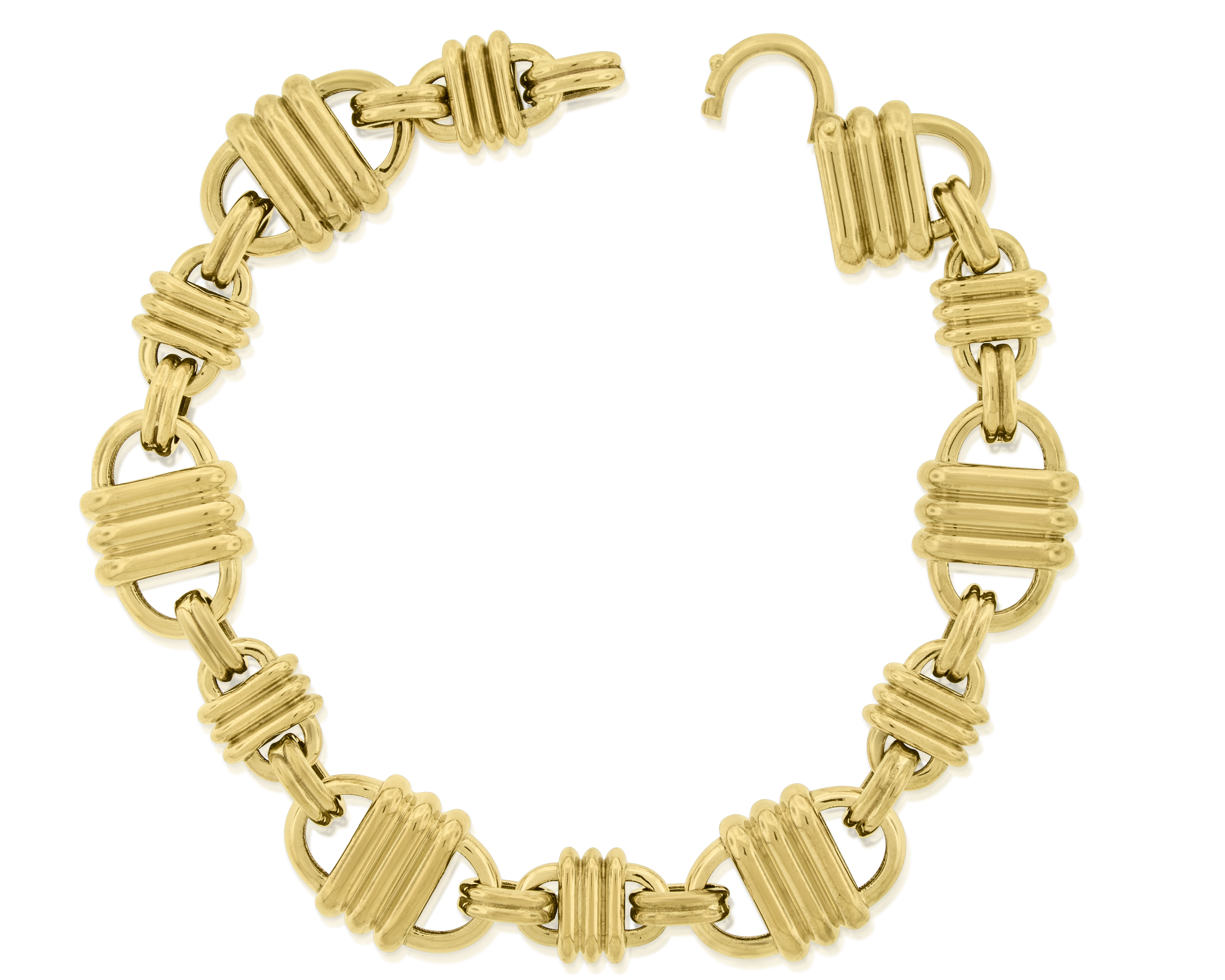 Mixed Padlock Chain Link Bracelet