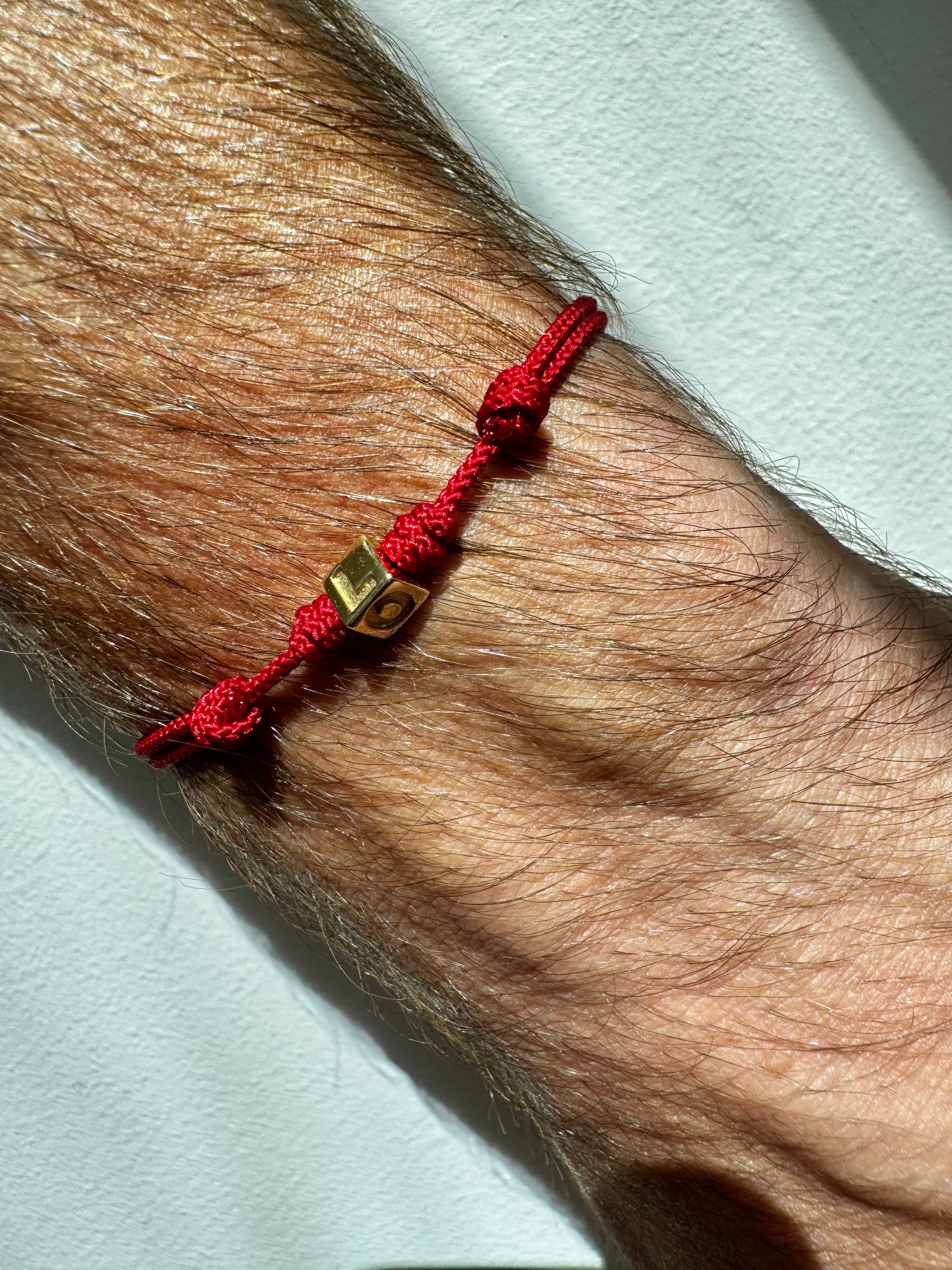 LOVE Cube Cord Bracelet