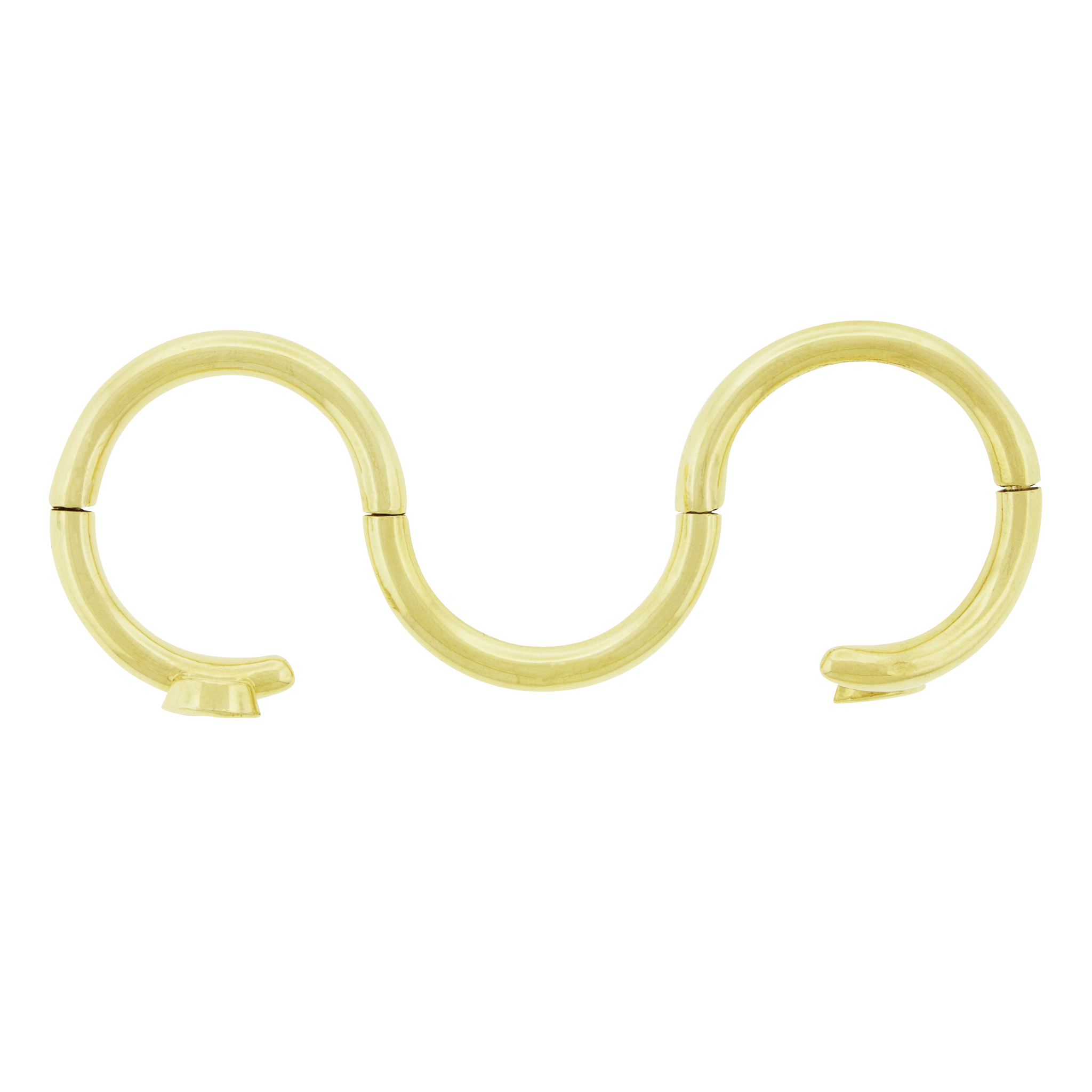 Twin Eyes Serpentine Diamond Ring