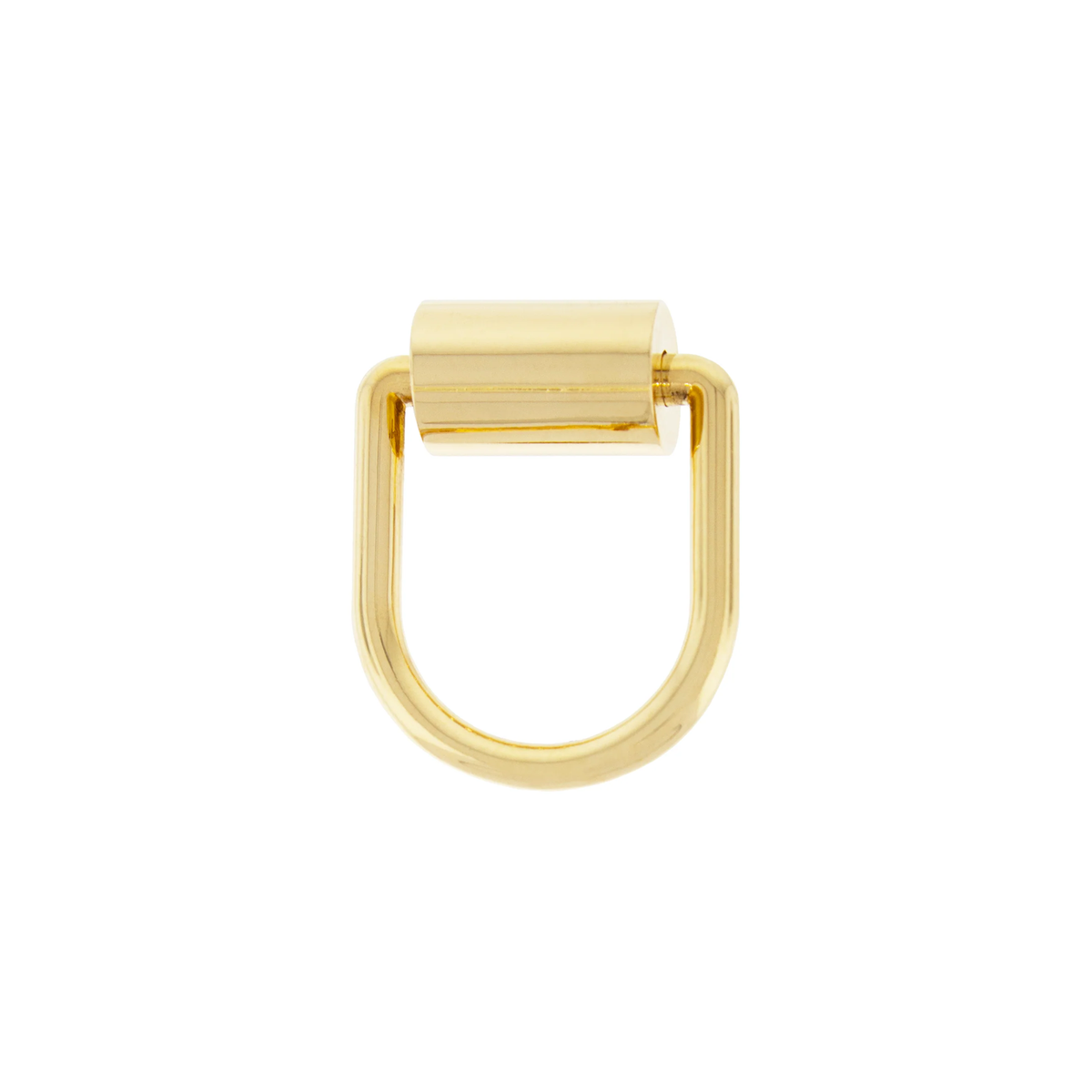 LUIS MORAIS 14K yellow gold Roller ring can be worn as a ring or as pendant on a necklace.