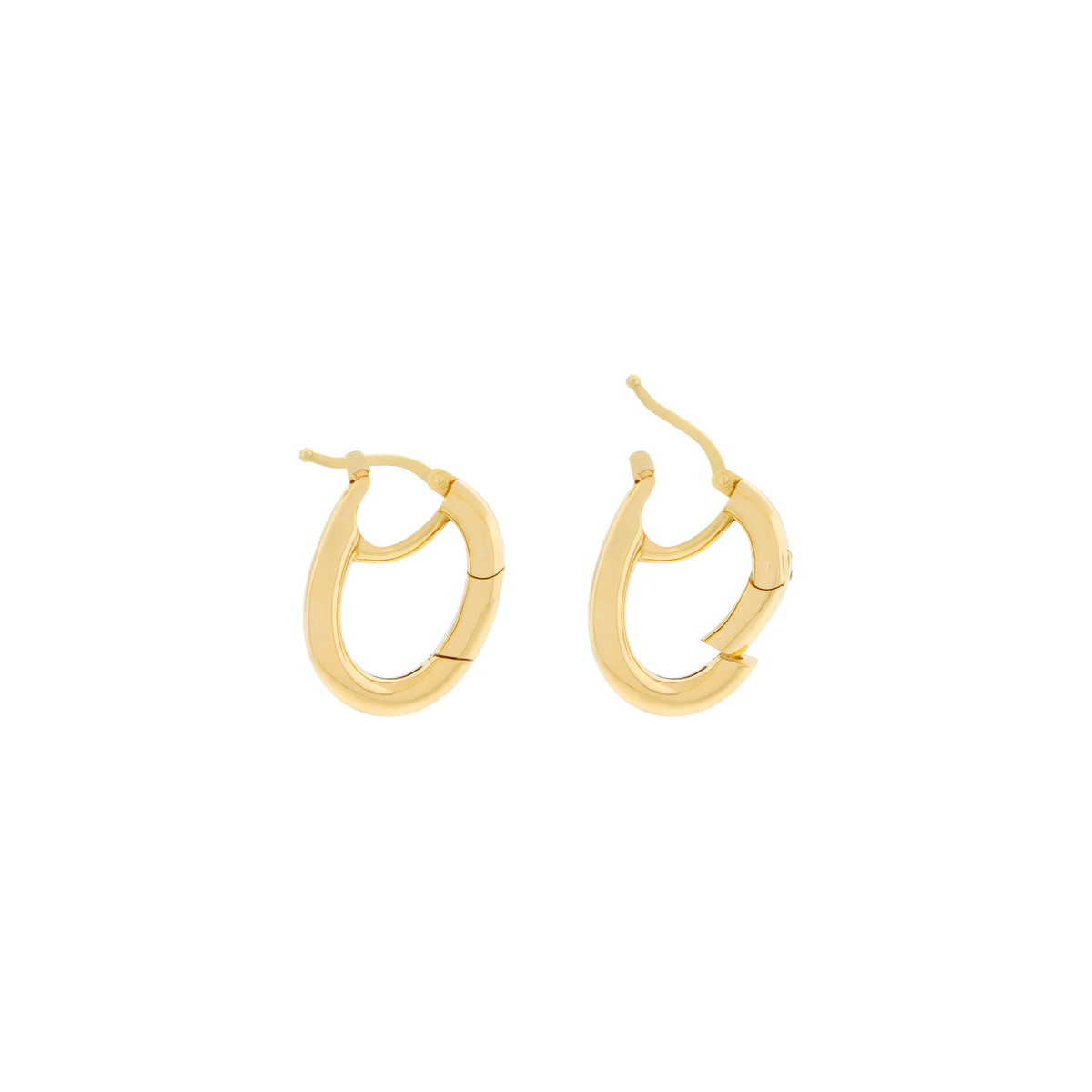 LUIS MORAIS 18K yellow gold carabiner earring&nbsp;

This earring is sold individually, as a pair, and with different charms.
