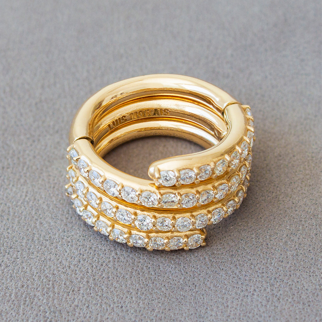 Gold and Diamond ring