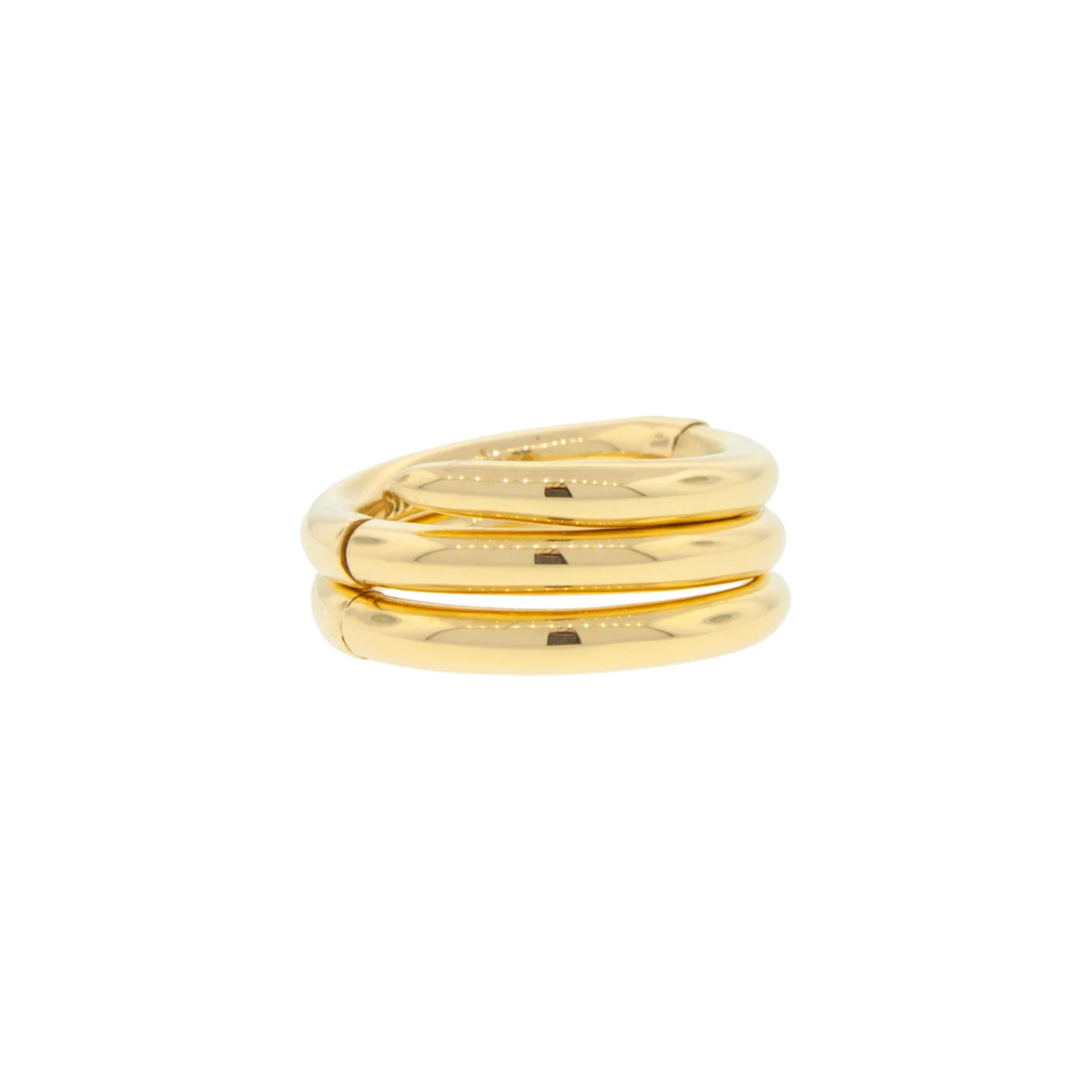 LUIS MORAIS 14K Yellow Gold Serpentine Ring.&nbsp;This ring is articulated in a way that you can put the ring on several fingers or just one.&nbsp;