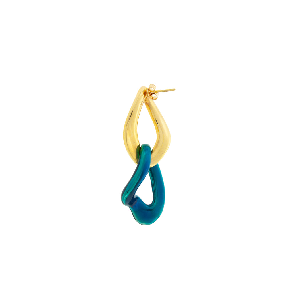 LUIS MORAIS 18K yellow gold earring