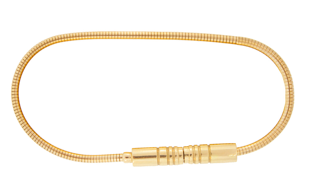 18K Gold Liquid Plug Lock Bracelet