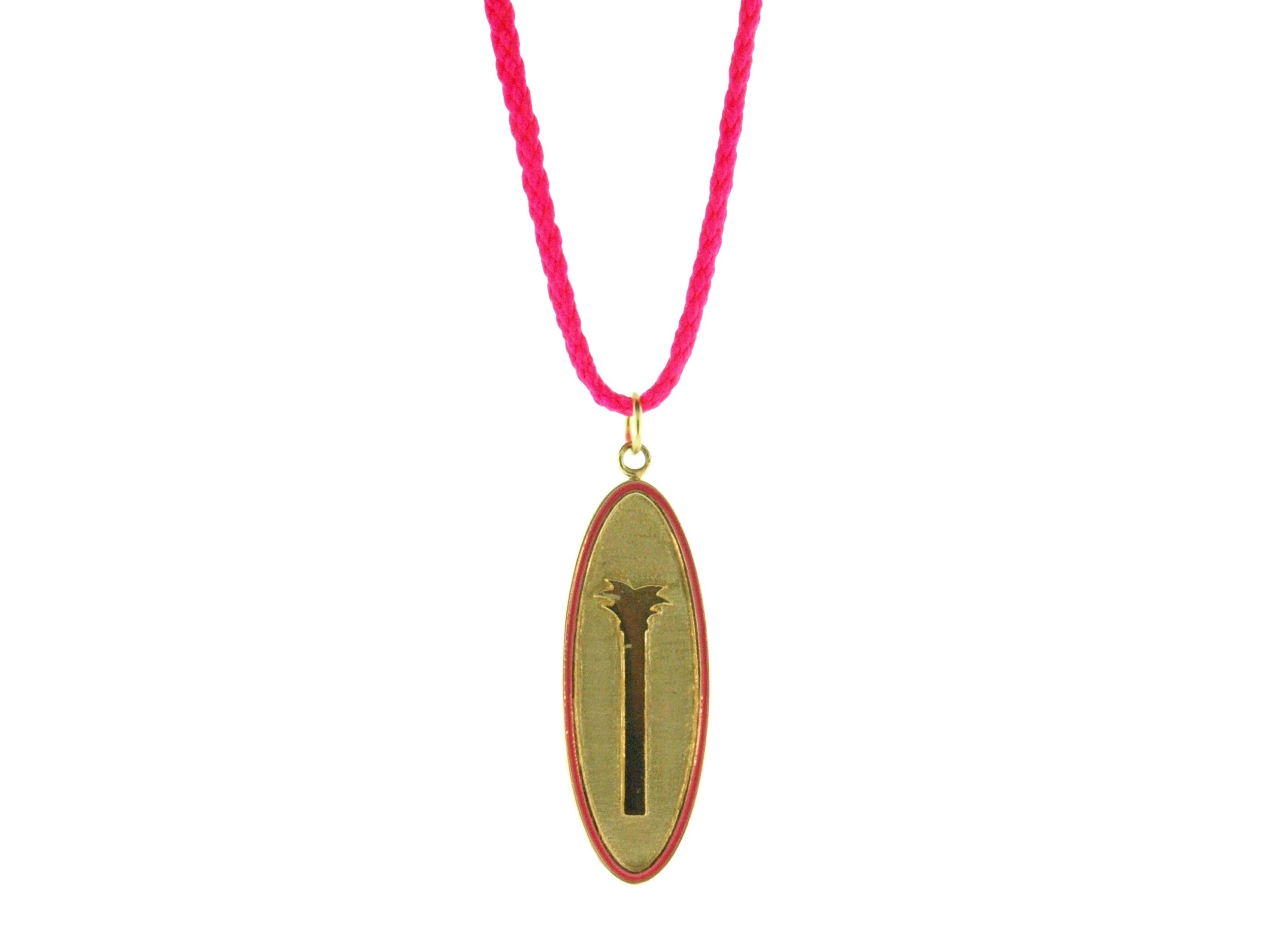 305 Collar de cordón de palmera de Miami