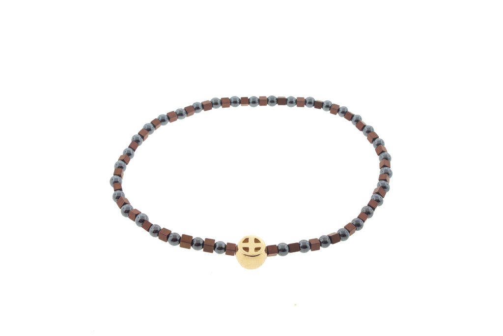 Yellow Gold Suncross Bracelet