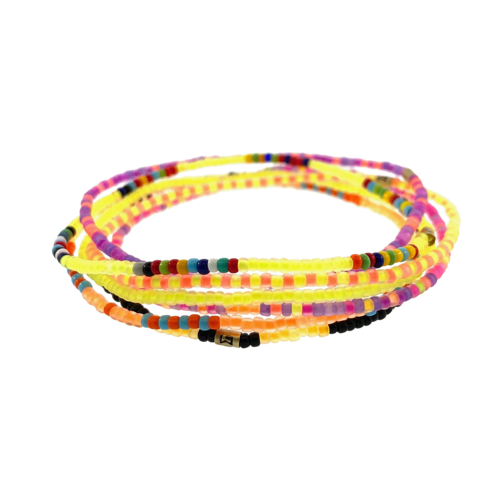 Height of Summer Neon Bracelet Set of Seven