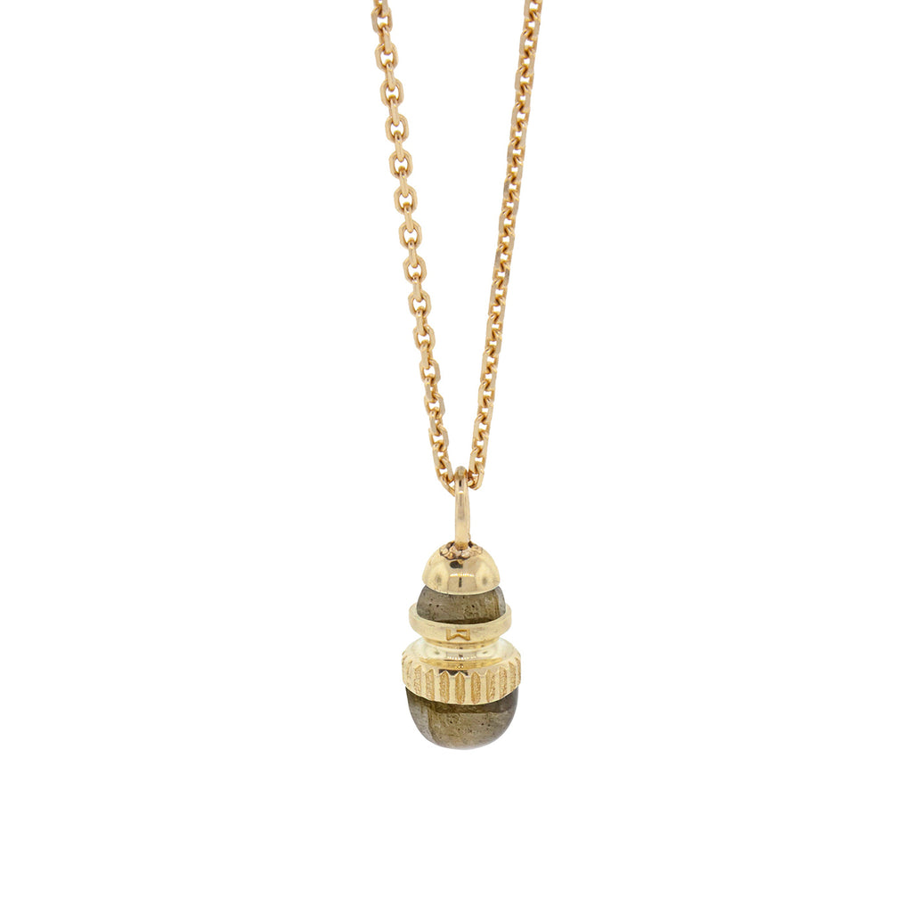 Amulet Gemstone Pendant Necklace