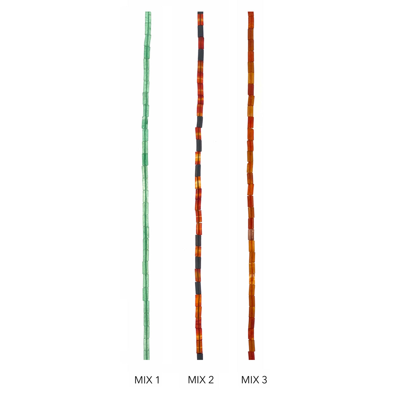 Collier de boulons en pierres précieuses double pile labradorite et onyx