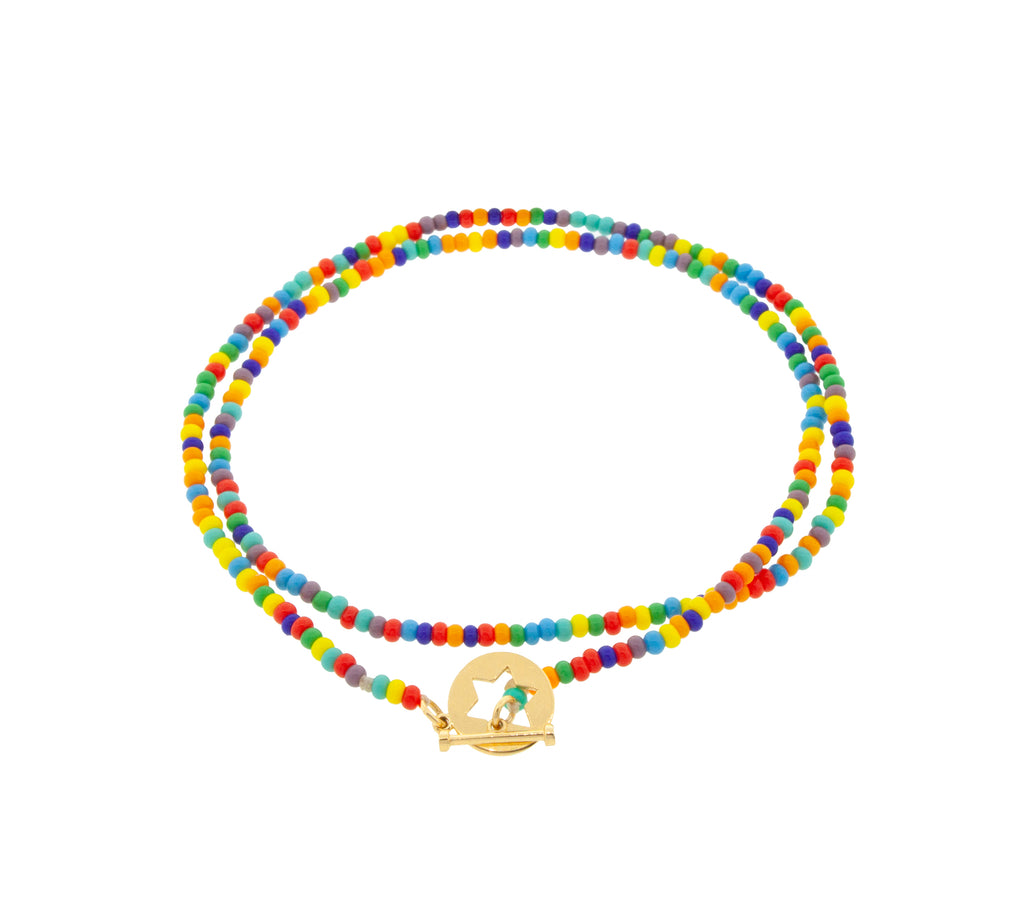 Toggle Clasp Beaded Bracelet