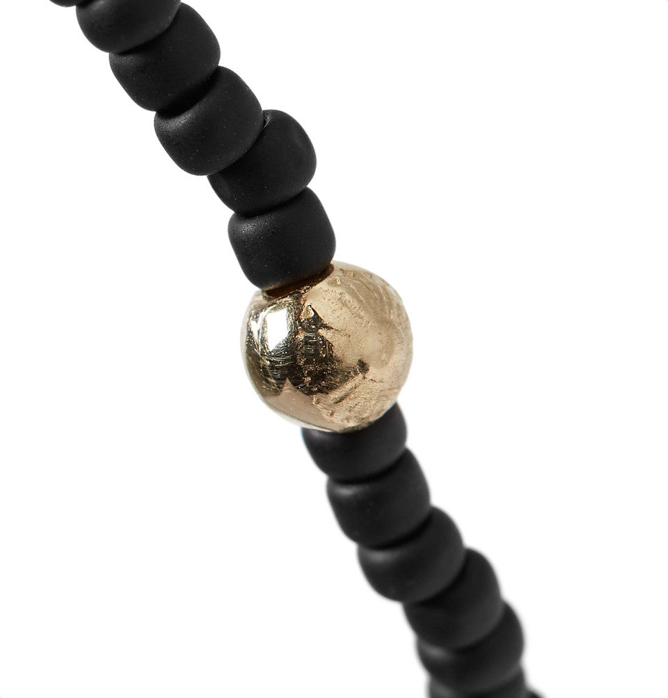 SMALL GOLD ROUND BEAD BRACELET