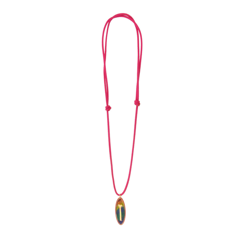 305 Miami Palm Tree Cord Necklace