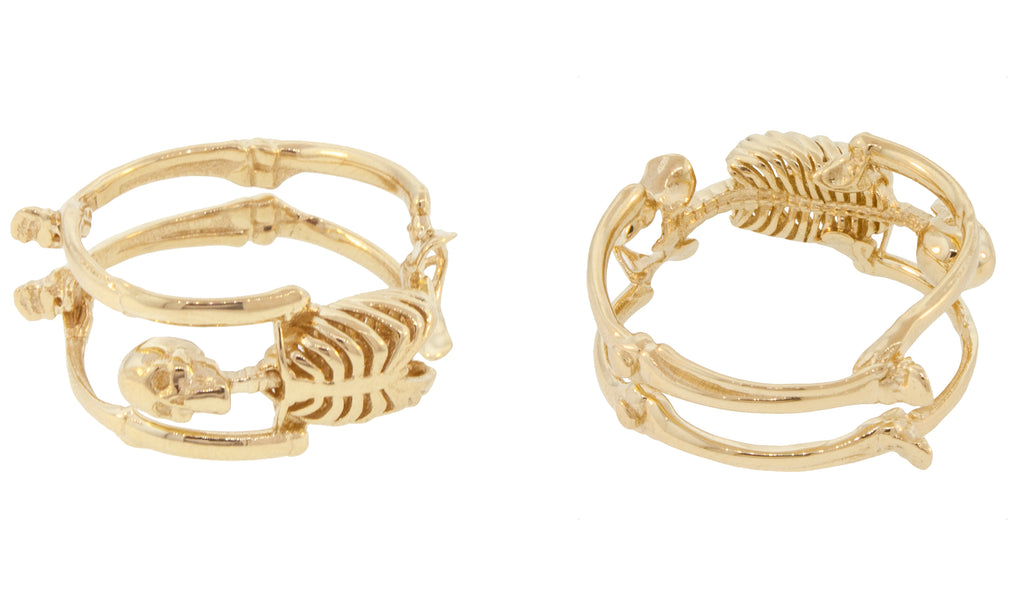 Yellow Gold Skeleton Ring