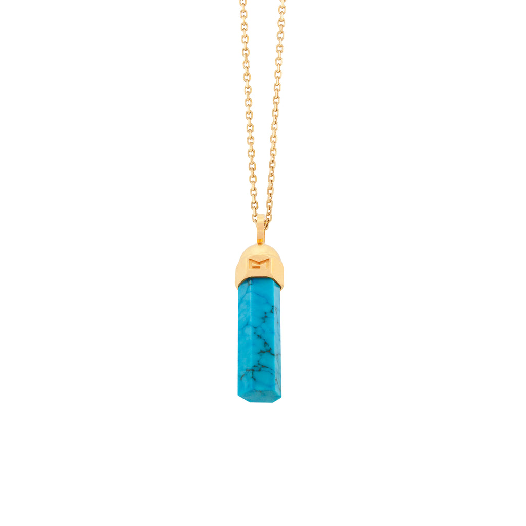 Turquoise Bolt Necklace